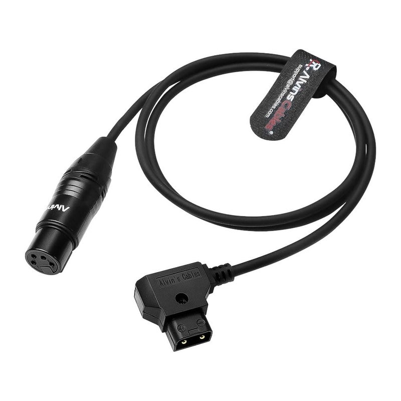 Alvin's Cables كابل طاقة XLR 4 دبابيس أنثوي إلى D-tap من ألفين لكاميرات سوني فينيس F55 SXS، كانون C400، بلاك ماجيك URSA Mini Pro، باناسونيك فاركام، 1م/3.3قدم - Image 5